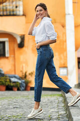 Pikolinos Sapatilhas com fecho de atacadores para mulher Branco