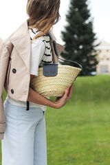 The Code Bolsa tote de pele urbano Preto