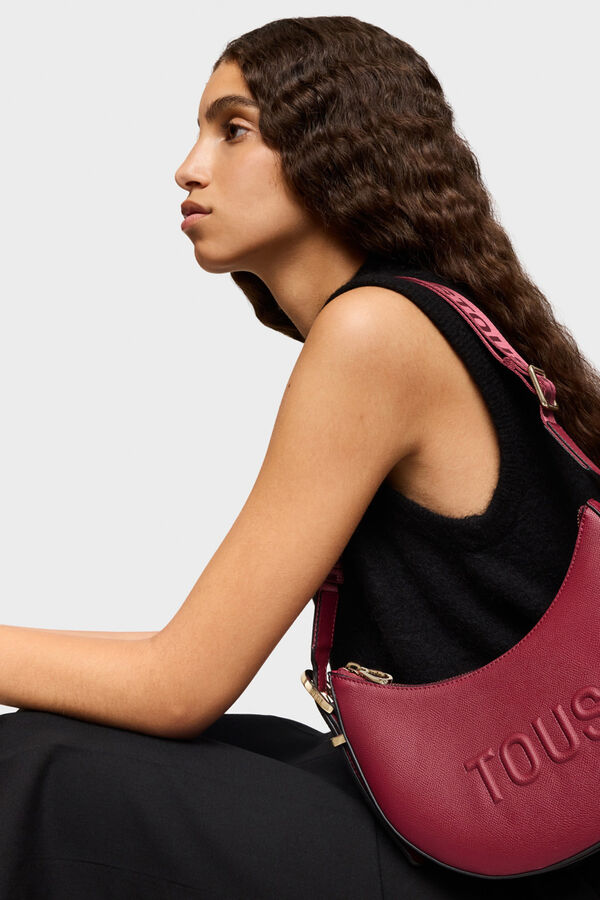 Tous Bolso de hombro bandolera mediano granate TOUS Brenda Granate