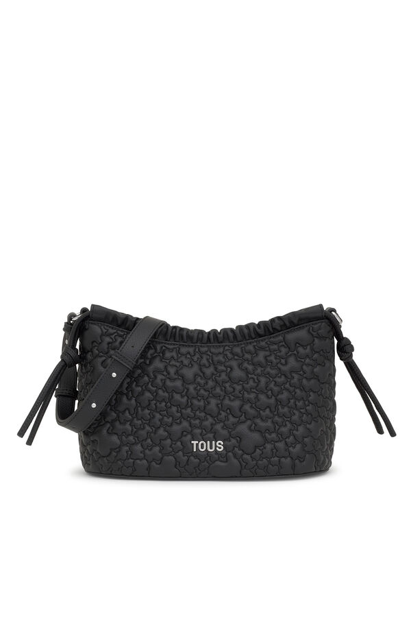 Tous TOUS Puffy Bear medium black crossbody bag Black