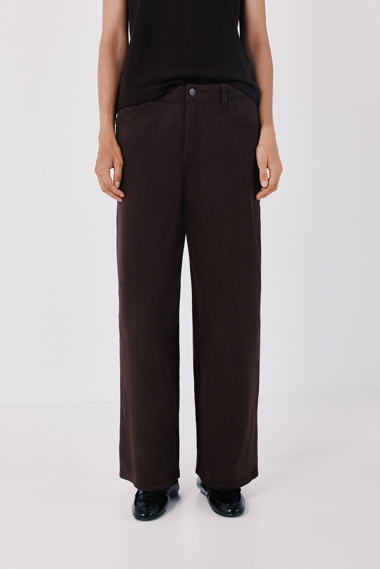 Cortefiel Long palazzo jeans