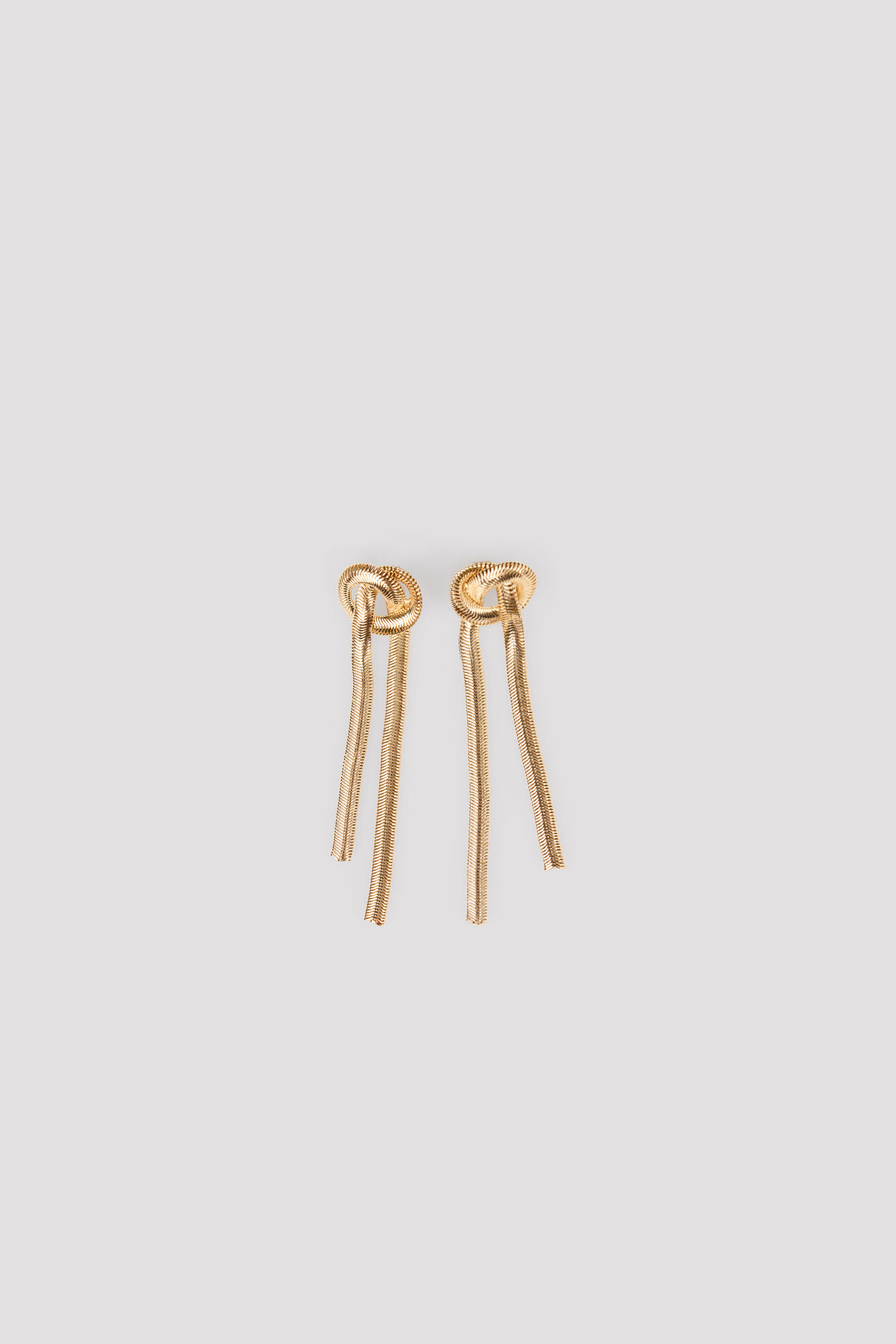 Cortefiel Chains knot earrings