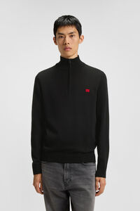 HUGO Camisola com fecho-&eacute;clair