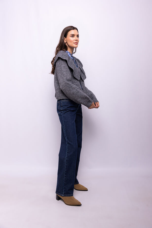 Object Cardigan de lã e alpaca Cinzento