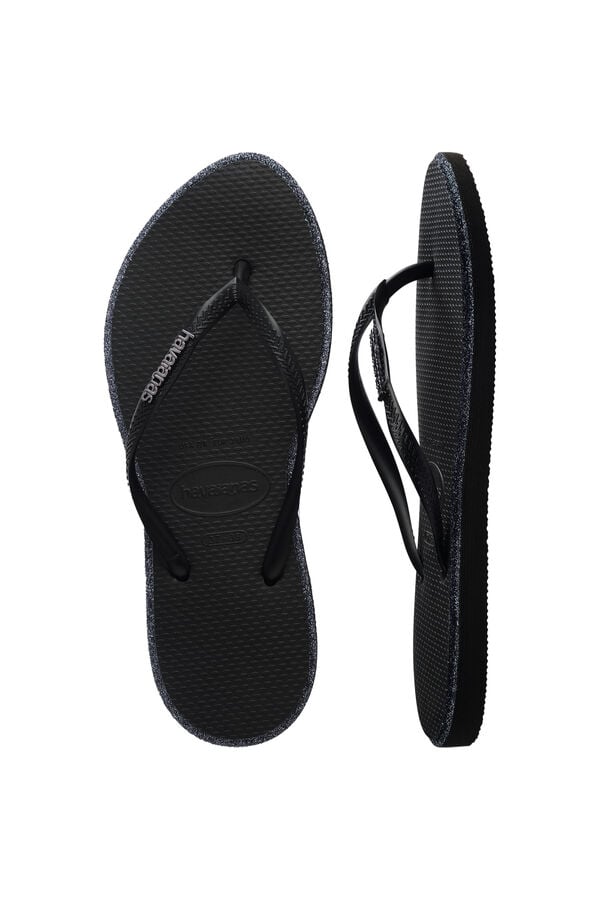 Havaianas Glitter Slim Point sandals Black