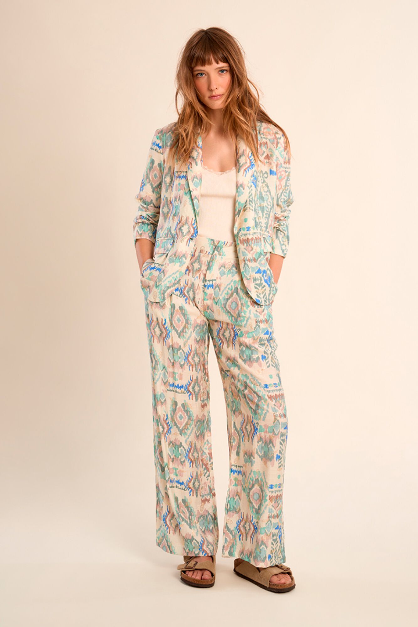 Molly Bracken Cal&ccedil;a comprida de mulher estampada