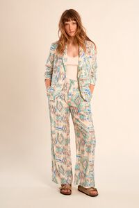 Molly Bracken Cal&ccedil;a comprida de mulher estampada