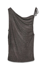 Vero Moda Top com decote assimétrico Preto