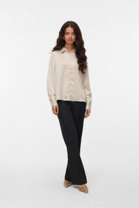 Vero Moda Camisa de cetim lisa