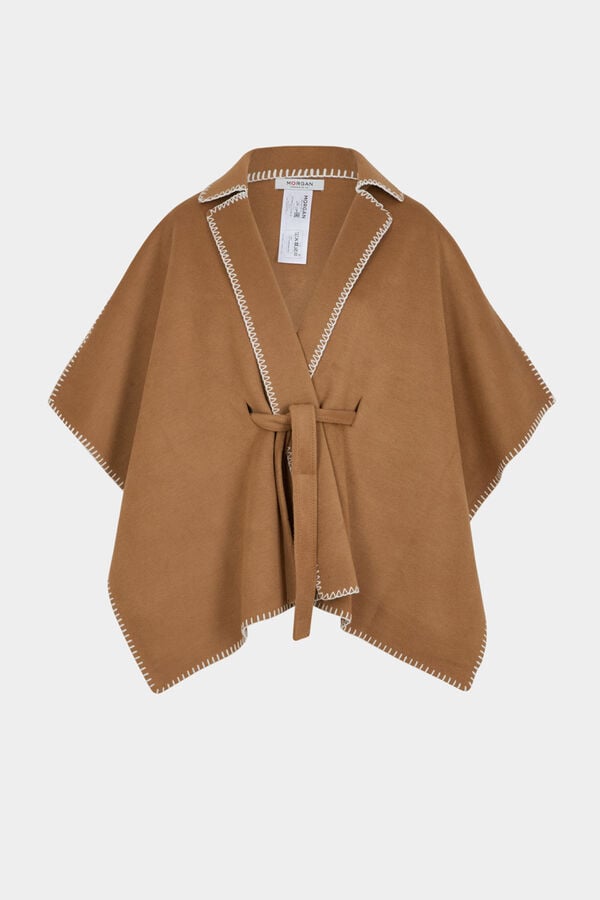 Morgan Capa com cinto Castanho