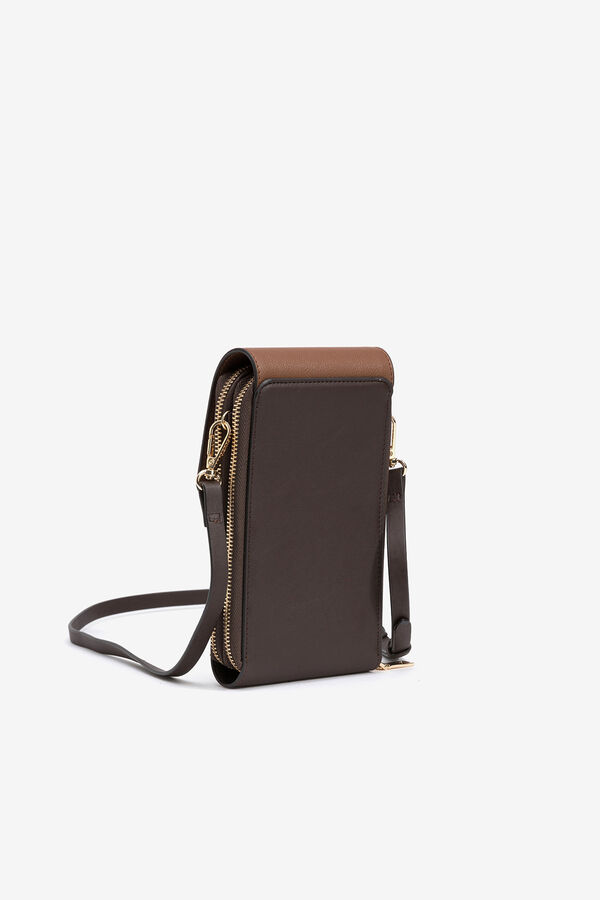 Vilanova Bolso para móvil tricolor Camel