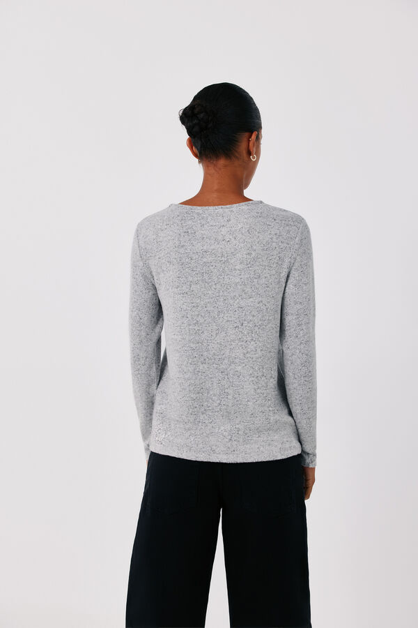 Cortefiel Soft basic T-shirt Camel
