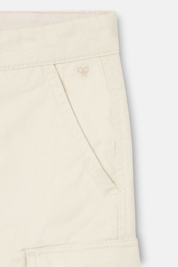 Silbon Bermuda cargo Ecru