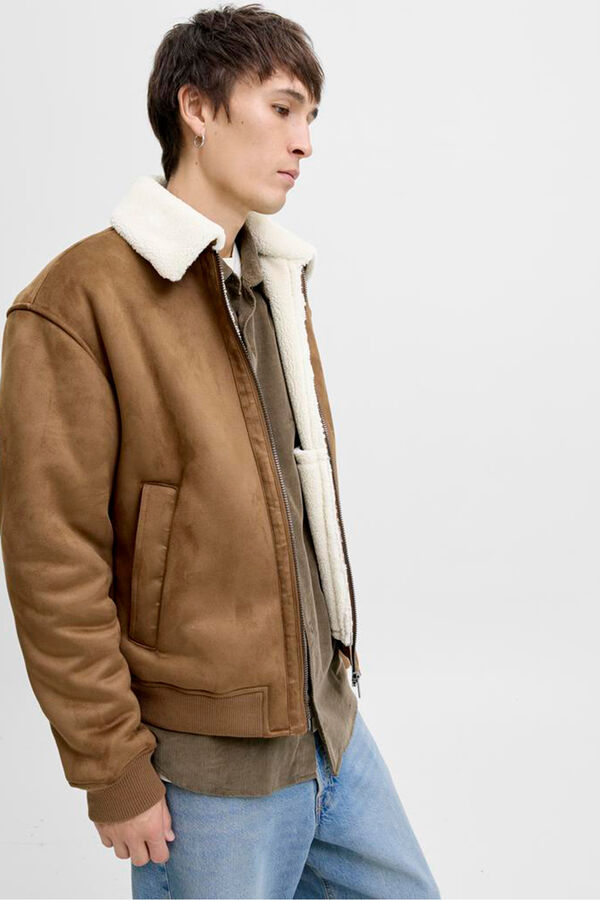 Jack & Jones Cazadora bómber clásica Marrón