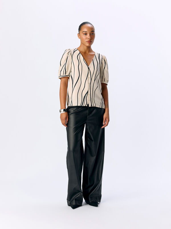 Object Blusa estampada Cinzento