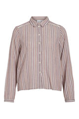 Vila Camisa de riscas multicolor Multicolorido
