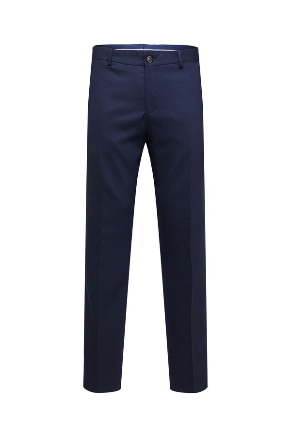Selected Cal&ccedil;as de fato Slim Fit Azul
