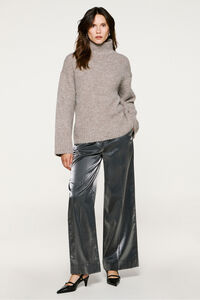 Selected Jersey cuello alto alpaca