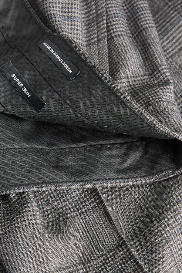Jack & Jones Cal&ccedil;a de vestir em viscose Cinzento