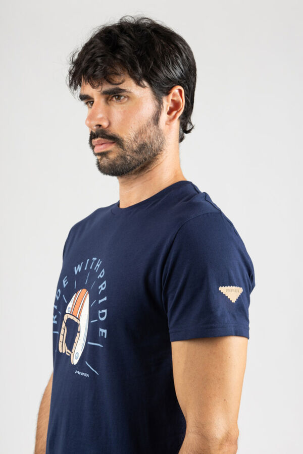 Privata Camiseta manga corta Azul marino