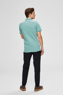 Cortefiel Short-sleeved polo shirt Pistachio&nbsp;green