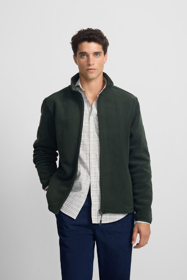 Silbon Forro polar clássico Verde