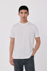 Cortefiel T-shirt refinada Branco