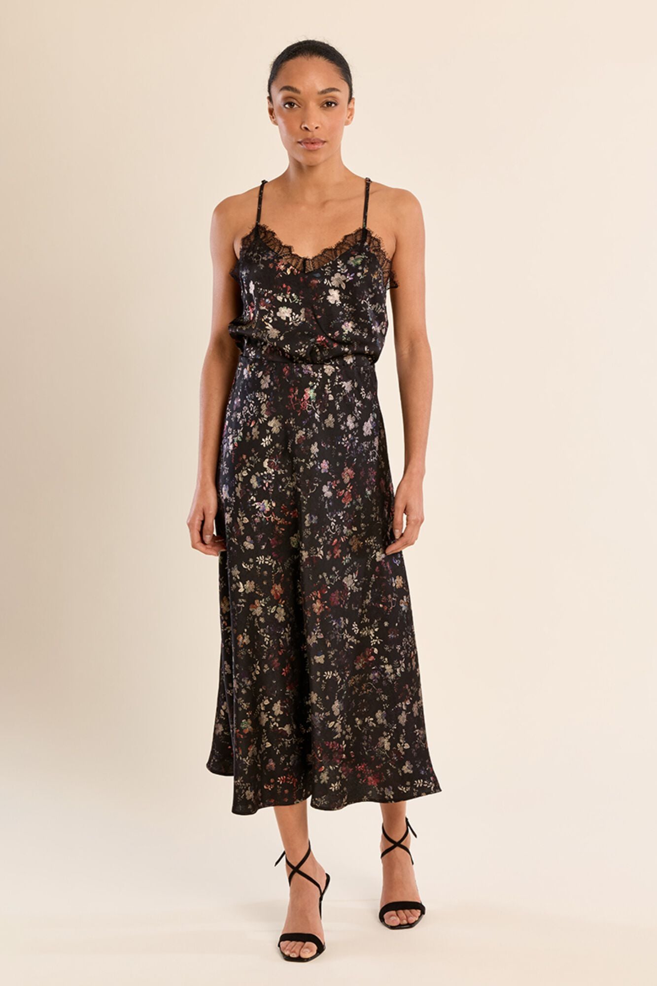 Molly Bracken Saia comprida estampado floral