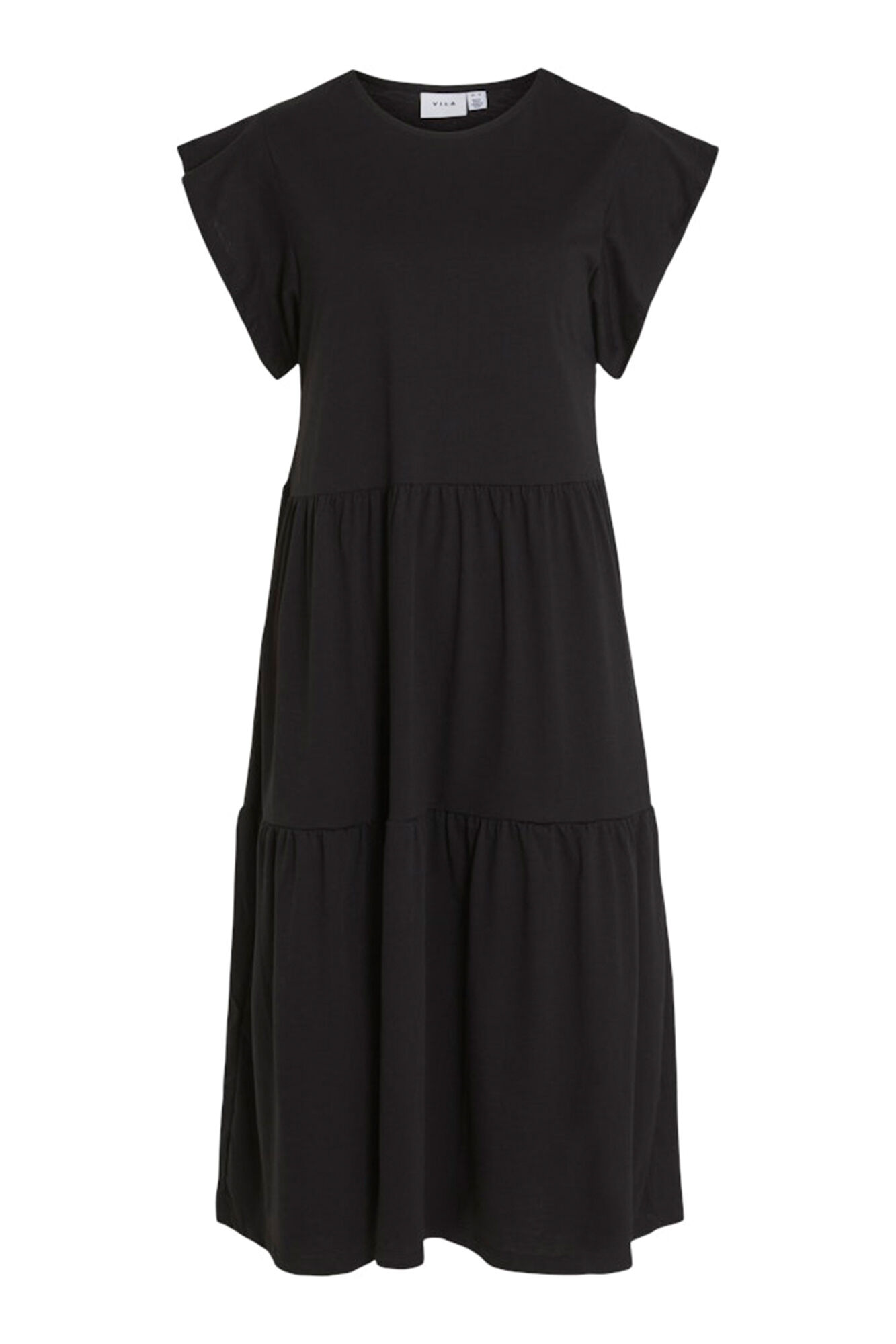 Vila Vestido midi em algod&atilde;o org&acirc;nico