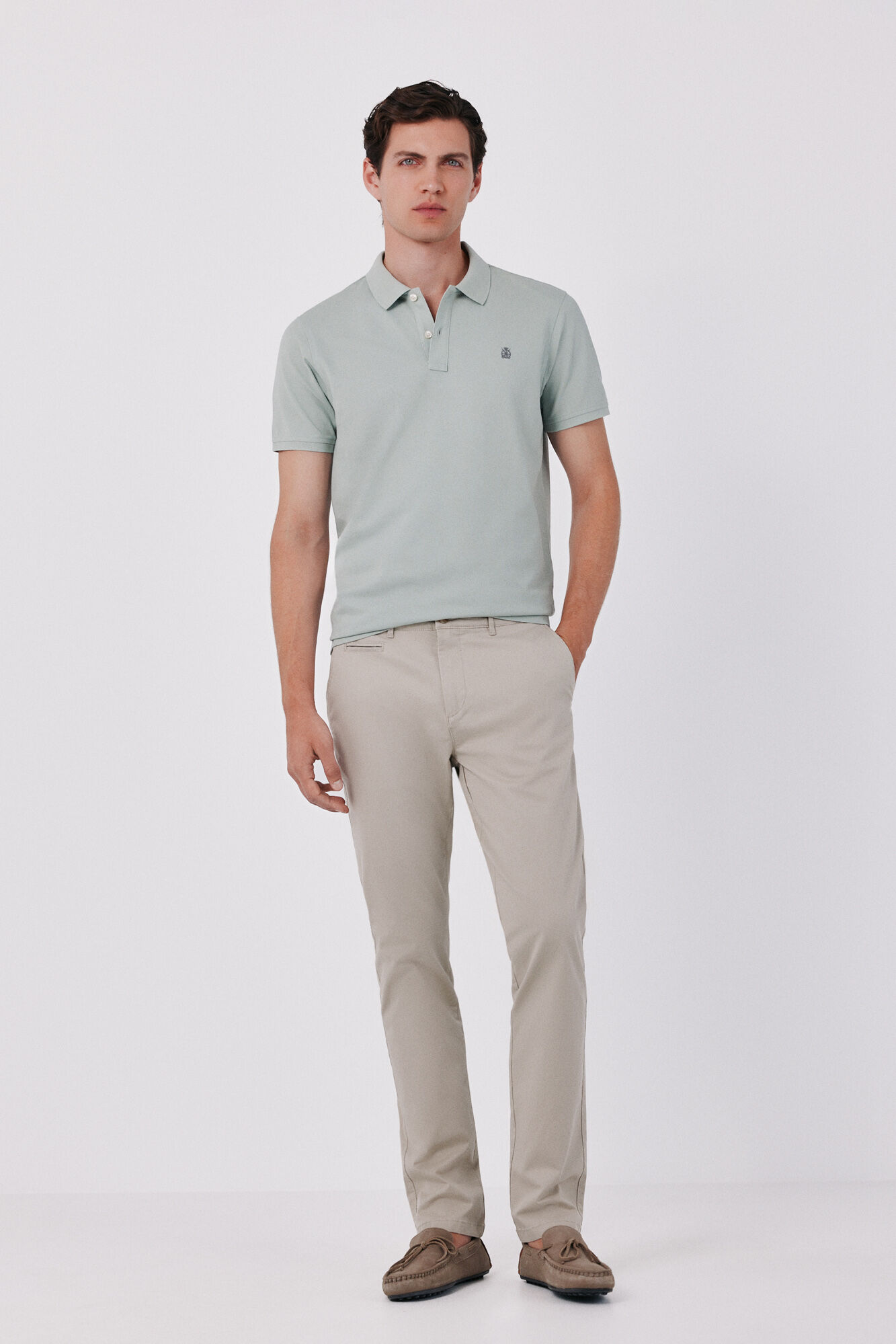 Cortefiel Piqu&eacute; slim polo shirt