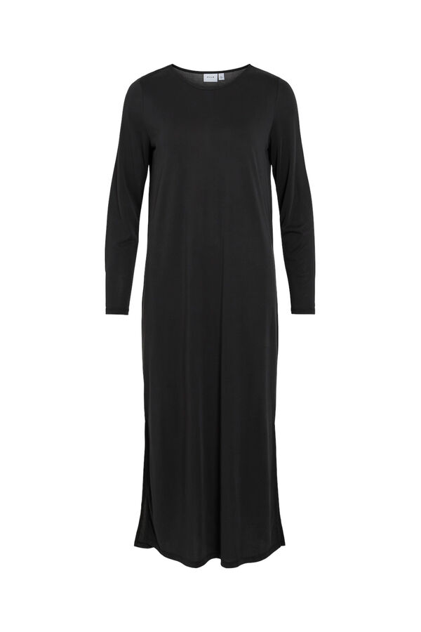 Vila Vestido midi Preto
