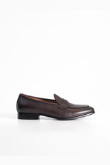 PuroEGO Mocas&iacute;n piel grain antifaz Granate