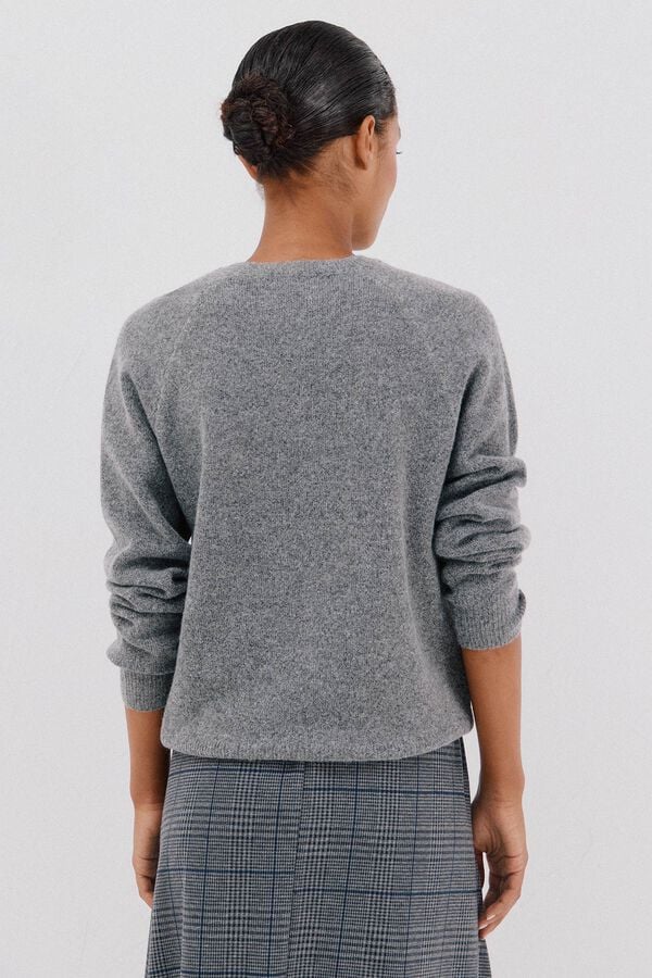 Cortefiel Jersey tacto suave Gris