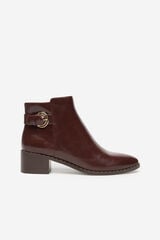 Cortefiel Low ankle boot Maroon