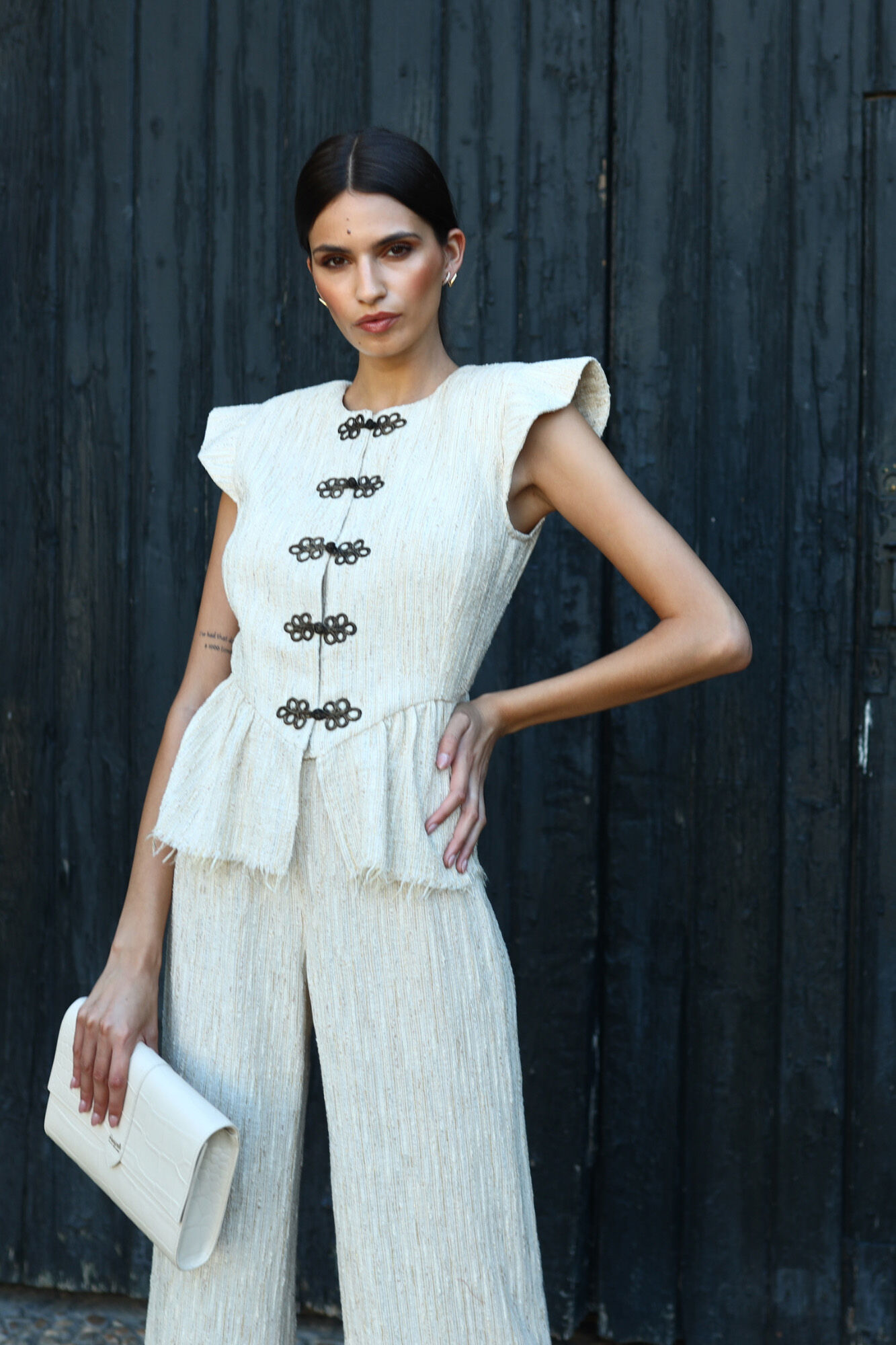 Panambi Detalhes do fecho da jaqueta 