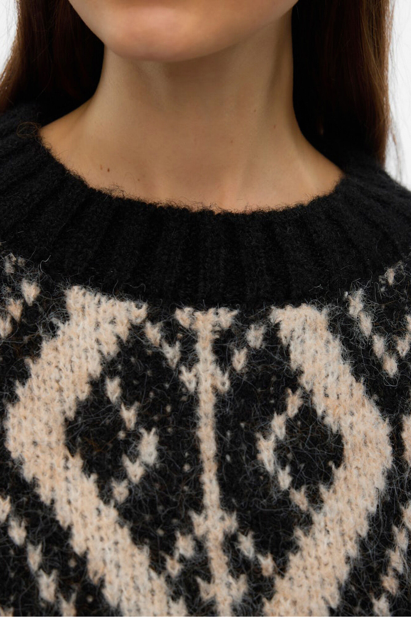 Vero Moda Camisola de malha grossa com estampado