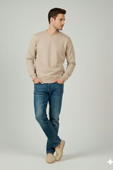 Privata Sweatshirt em malha fina Castanho