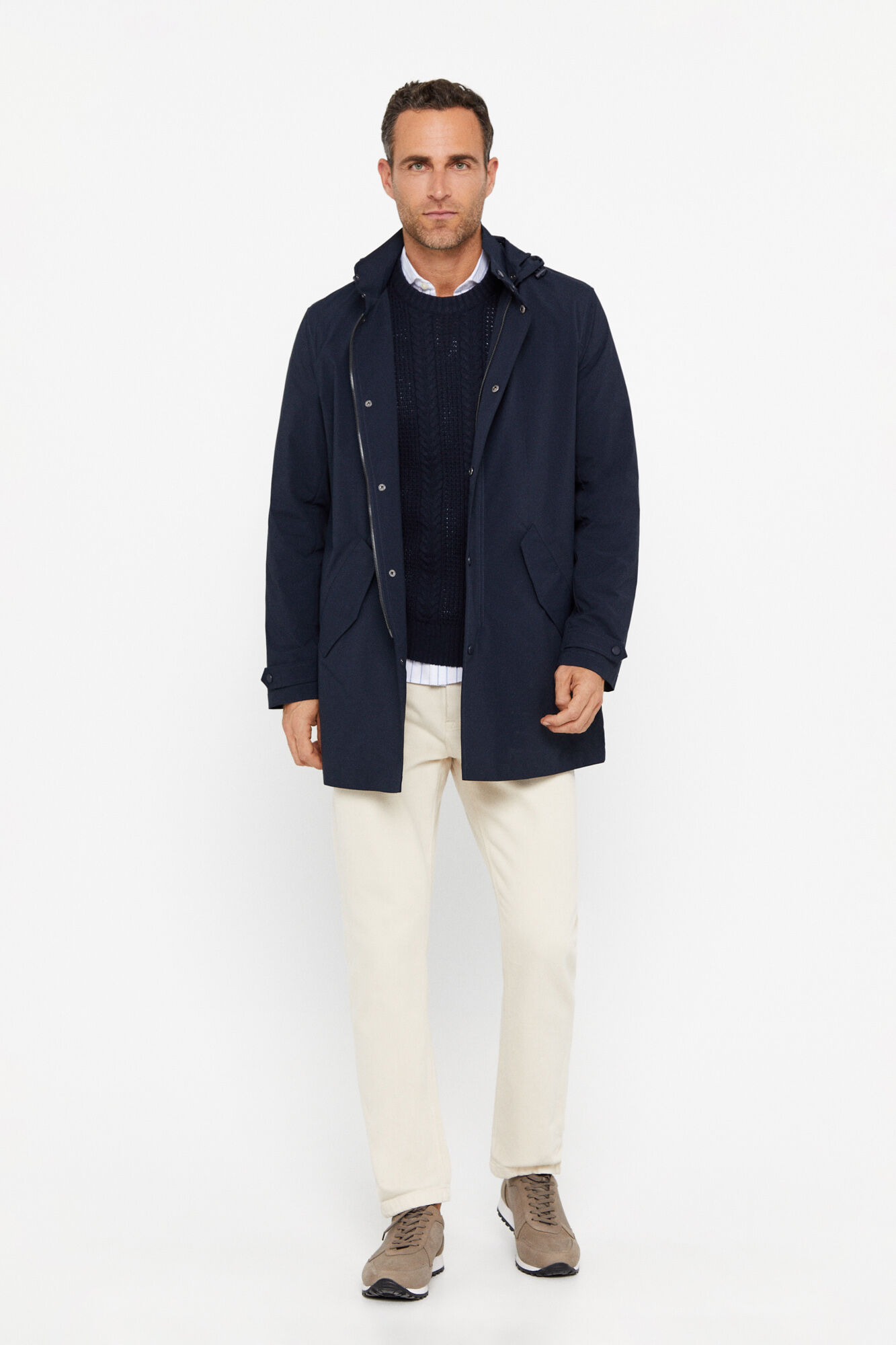 Cortefiel raincoat hotsell