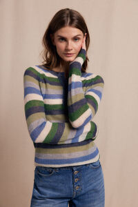 Slowlove Jersey botones rayas