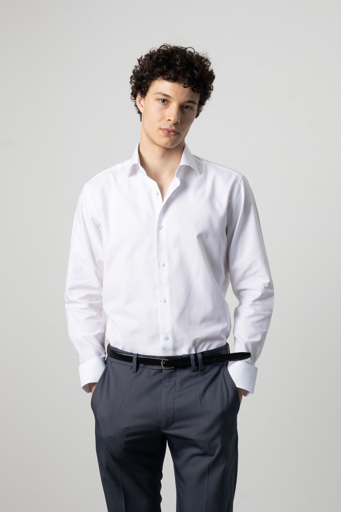PuroEGO Camisa de vestir com estrutura