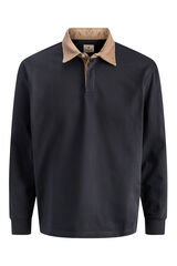 Jack & Jones Polo shirt with contrast collar Navy