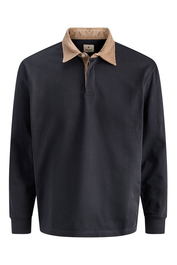Jack & Jones Polo shirt with contrast collar Navy
