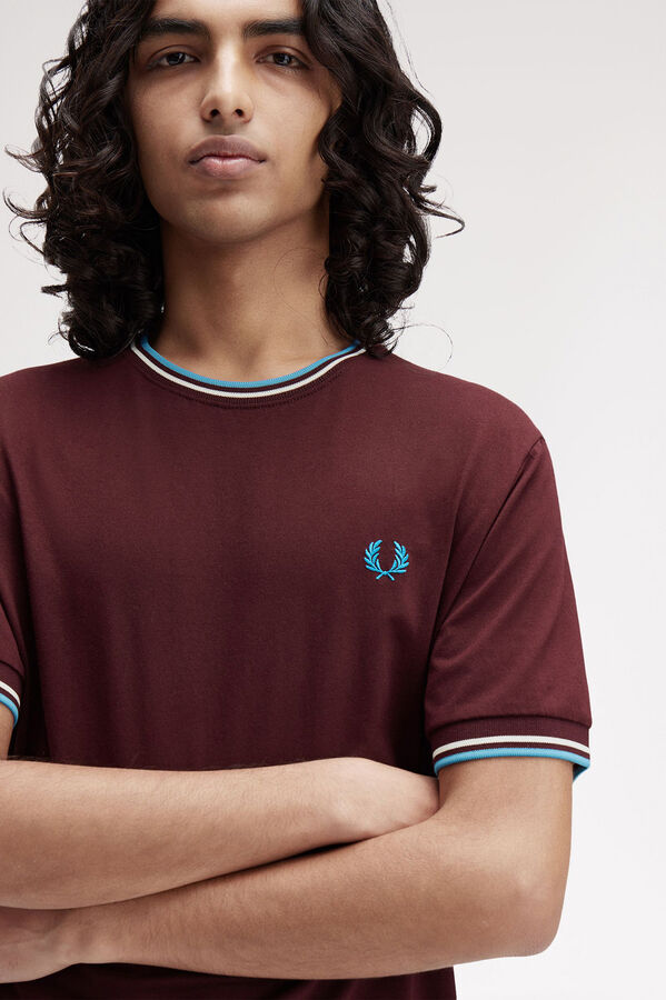 Fred Perry T-shirt masculina de manga curta  Granada