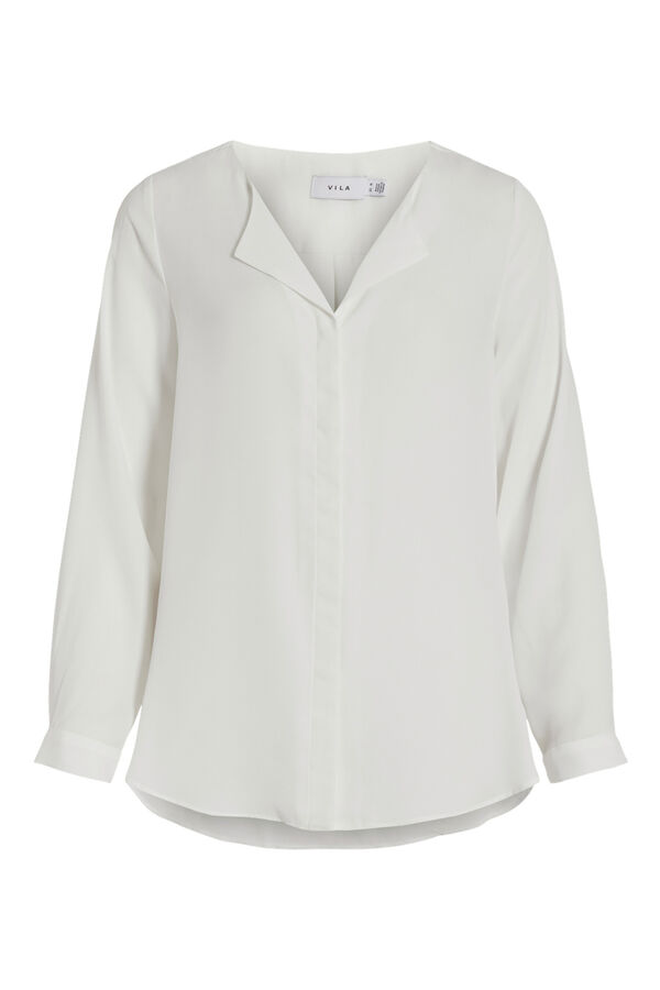 Vila Blusa de manga comprida Branco