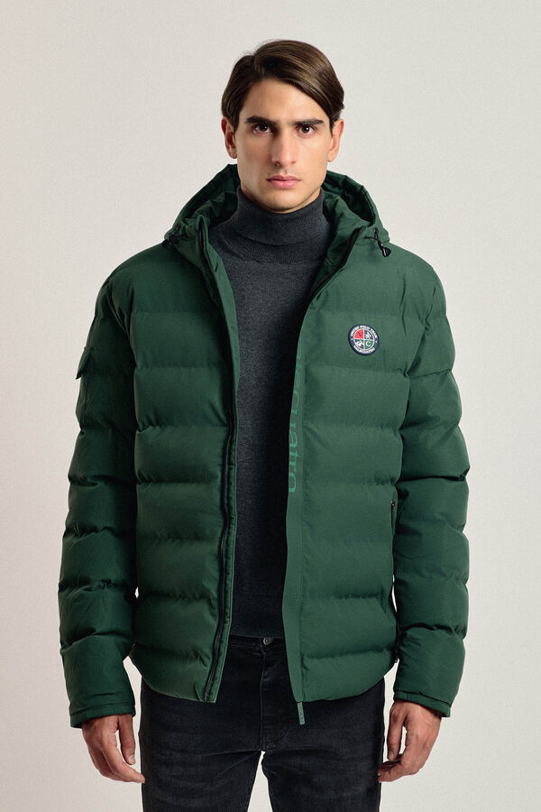 Valecuatro Chaqueta acolchada Emboss color kaki Kaki