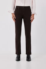 Cortefiel Straight jeans Dark brown