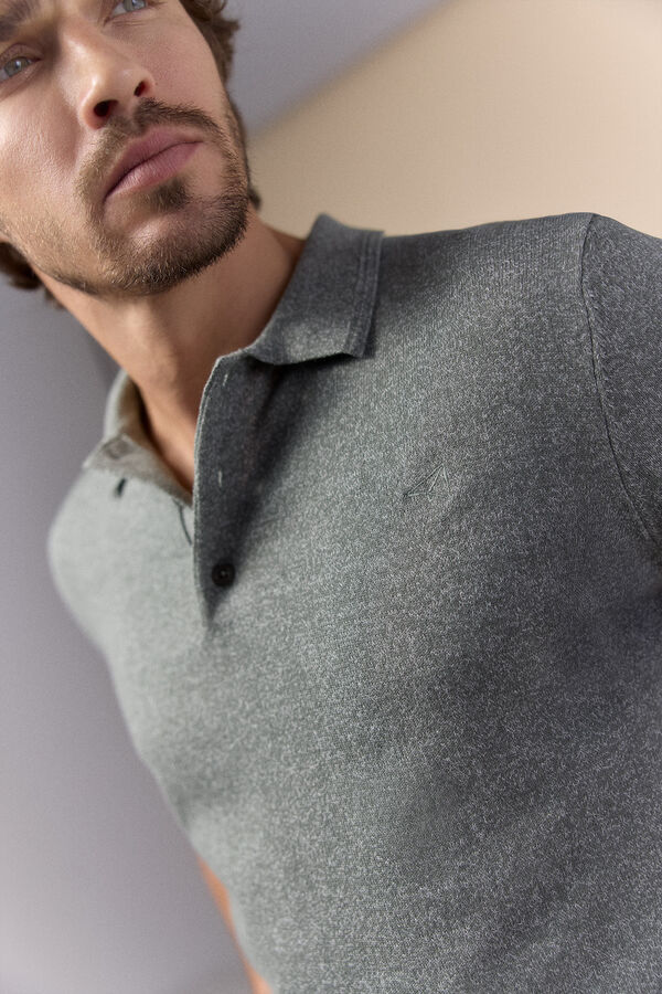 OOTO Camisola polo manga curta tor&ccedil;al Verde