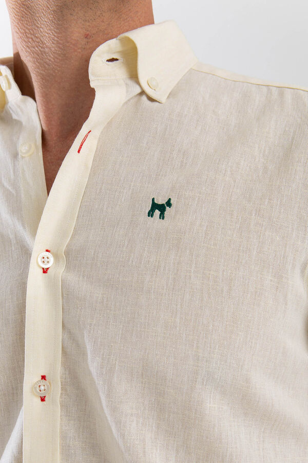 Williot Camisa Lino Amarillo