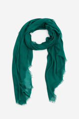 Cortefiel Plain lightweight scarf Green