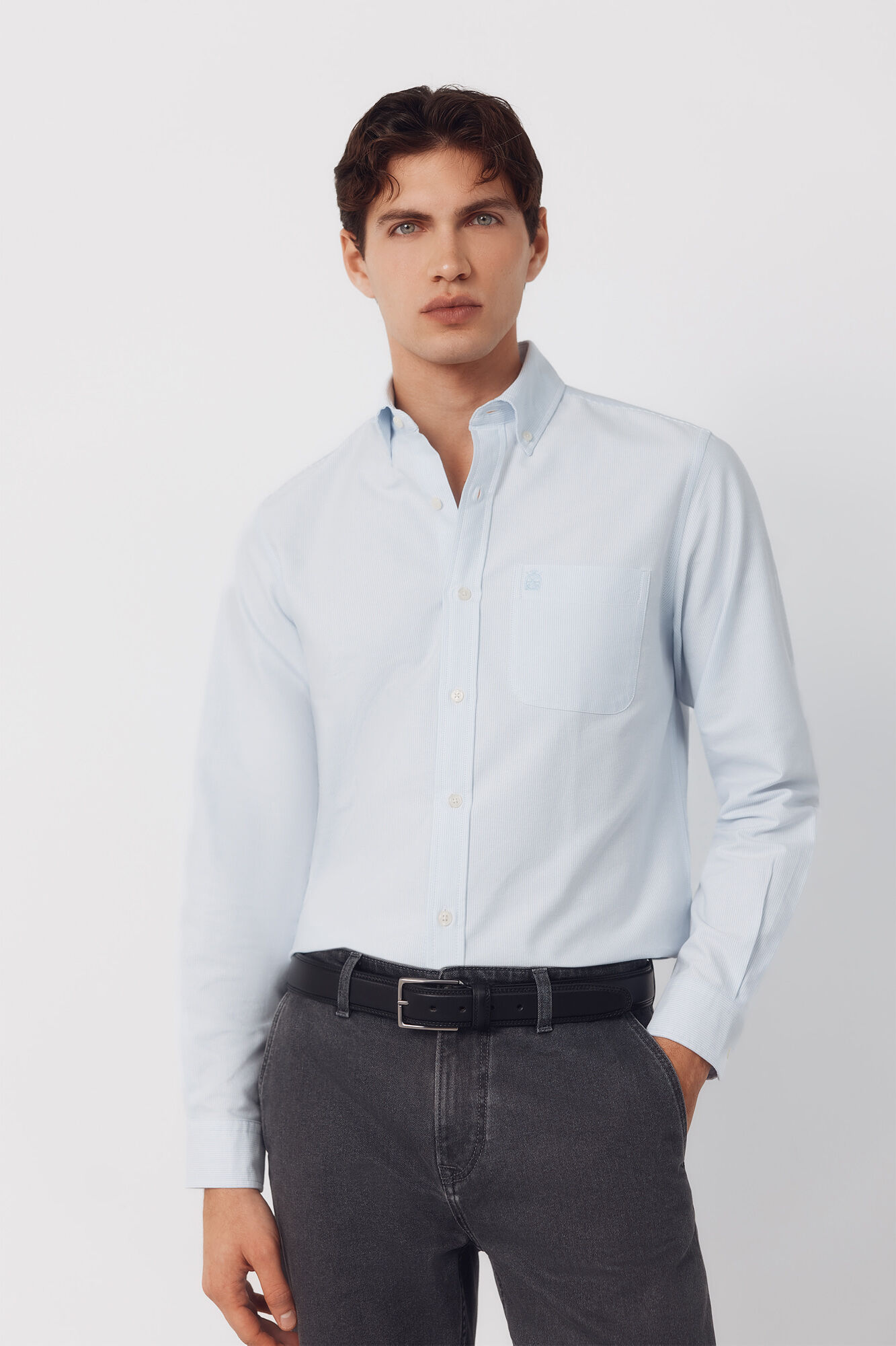 Cortefiel Candle stripe oxford shirt